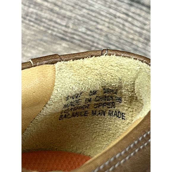 Clarks Unstructured Caramel Brown Leather Shoes Casual Comfort Slip On Women’s 6 - Picture 6 of 7